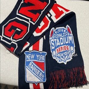 2104 Stadium Series New York Rangers Scarf & Hat